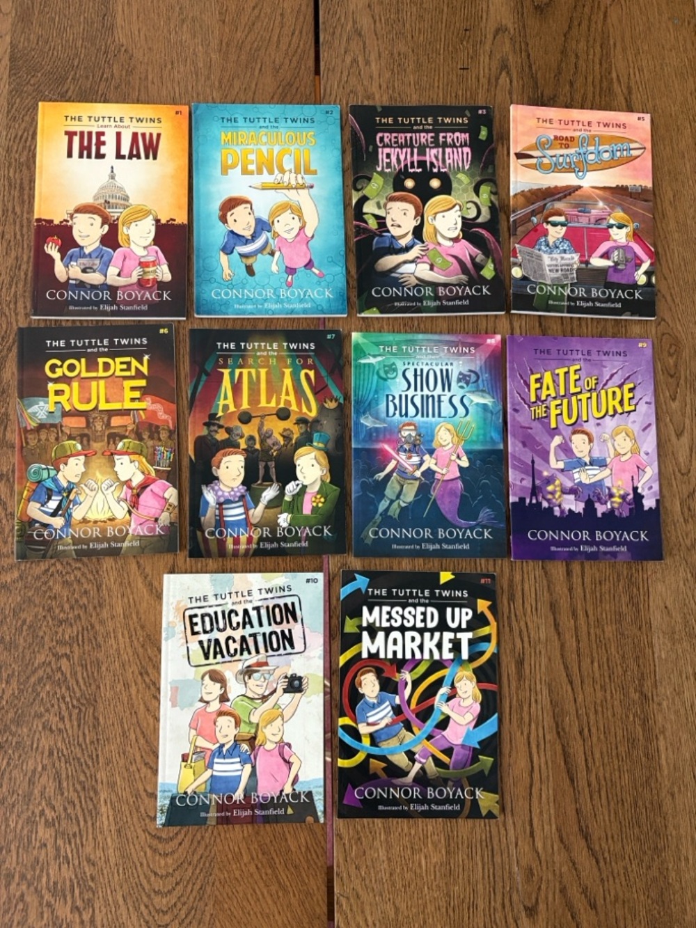 Tuttle Twins (missing book #4) children’s book series - 10 Books